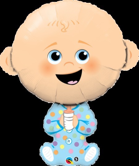 Baby Boy Foil Shape Balloon Q43326