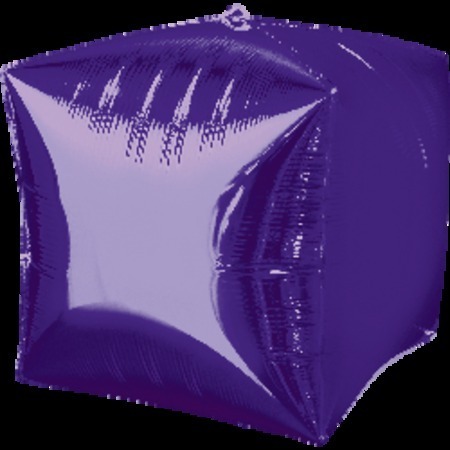 Purple Cubez Ultrashape Foil Balloon ANA28390