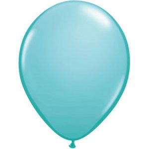 Caribbean Blue Fashion Tone Latex Balloon Q50322
