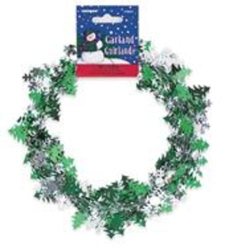 Snowflakes & Trees Garland M10547