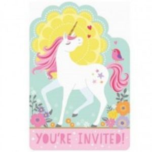 Magical Unicorn Invitations AM491929