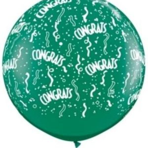 Congrats Around Jewel Assortment Latex Balloon Q39498