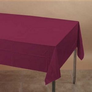 Burgundy Rectangular Tablecloth AM77015.91