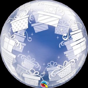Wrapped Presents Deco Bubble Balloon Q52004
