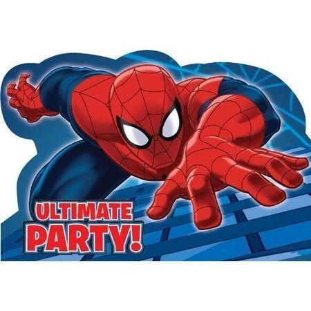 Spiderman Postcard Invitations AM491355