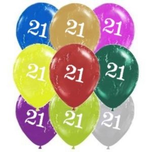 21 Around Pearl Latex 16 inch (41cm) Balloon II21-16