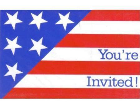 Patriotic Invites AM49604