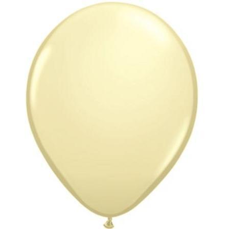 Ivory Silk Fashion Tone 11 inch Latex Balloon Q43751