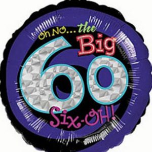 Oh No! It's my Birthday 60 Foil Balloon ANA119531