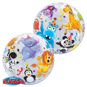 Party Animals Single Bubble Balloon Q13737