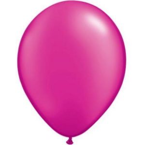 Magenta Radiant Pearl Latex Balloon Q99350