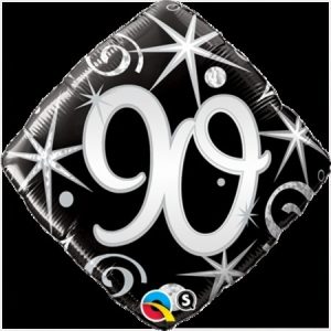 90 Elegant Sparkles & Swirls Foil Balloon Q44433