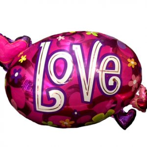 Love with Hearts Supershape Foil Balloon ANA05982