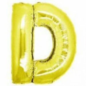 Megaloon D Gold Foil Balloon B15904