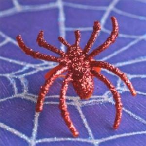 Glitter Spider Ring Favour AM394305