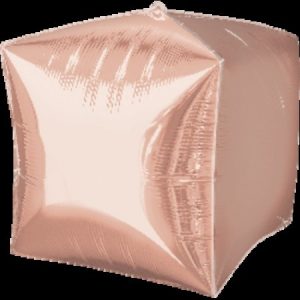 Rose Gold Cubez Ultrashape Foil Balloon ANA36183