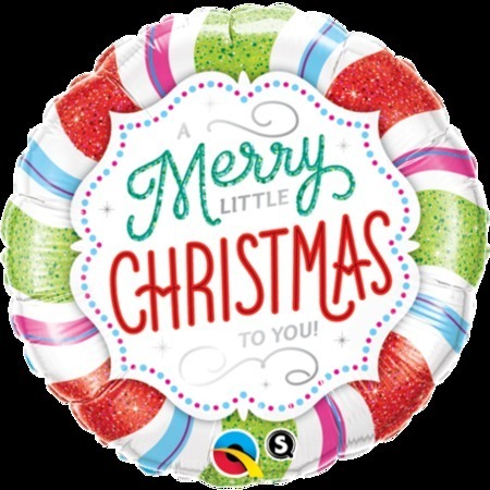 Merry Little Christmas Foil Balloon Q18953