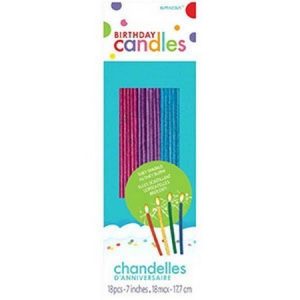Sparking Candle with GLitter Assorted AM17122.99