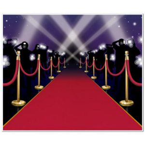 Red Carpet Insta-Mural Wall Decoration BE52150