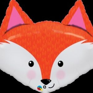 Fabulous Fox Foil Shape Balloon Q23436