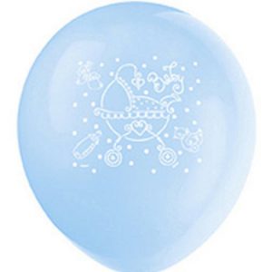 Baby Joy Blue Latex Balloon 12 inch (30cm) M29236
