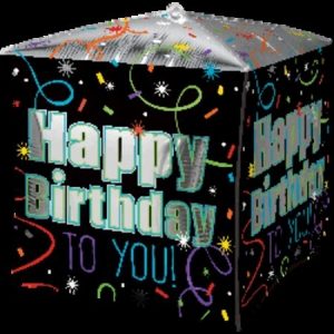 Brilliant Birthday Ultra Cubez Foil Balloon ANA32537