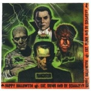 Universal Monsters Luncheon Napkins M19102