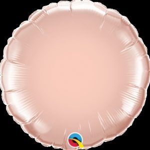 Rose Gold Round Plain Foil Balloon Q57050