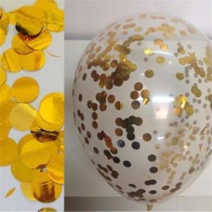 Confetti Metallic 1cm Circles Gold CONG1