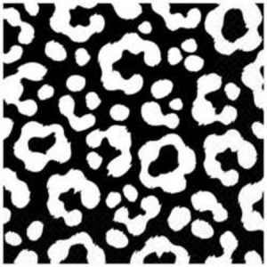 Black Cheetah Luncheon Napkin AM519527