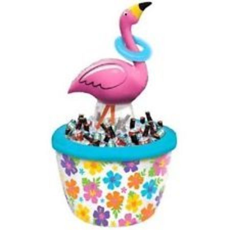 Inflatable Flamingo Cooler Ring Toss Game AM393911