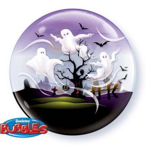 Spooky Ghosts Single Bubble Balloon Q36565