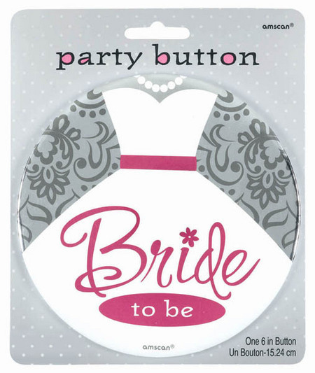 Bride-To-Be Jumbo Button AM217542