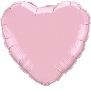 Pearl Pink Heart Foil Q99349