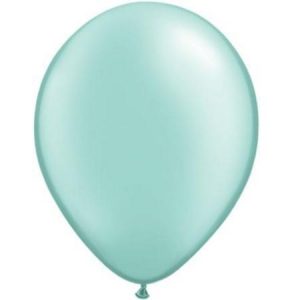 Mint Green Pastel Pearl Latex Balloons Q43781