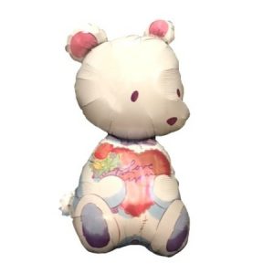 Love You Bear with Heart Supershape Foil Balloon ANA05005