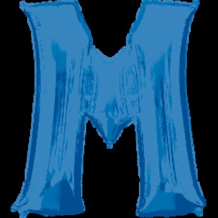 Blue Letter M Megaloon Foil Balloon ANA35425