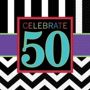 50th Celebration Luncheon Napkins AM511367