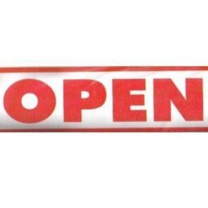 Open Giant Banner BE02600