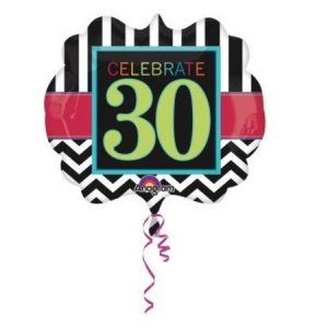Birthday Celebration 30 SuperShape Foil Balloon ANA28685