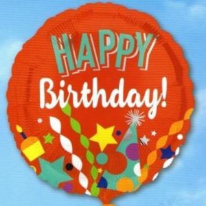 Festive Happy Birthday Foil Balloon ANA35143
