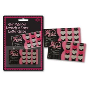 Bachelorette Girls Night Out Scratch-A-Dare Game BE54639