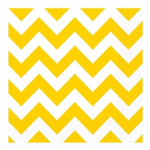 Sunshine Yellow Chevron Luncheon Napkins AM511492.09