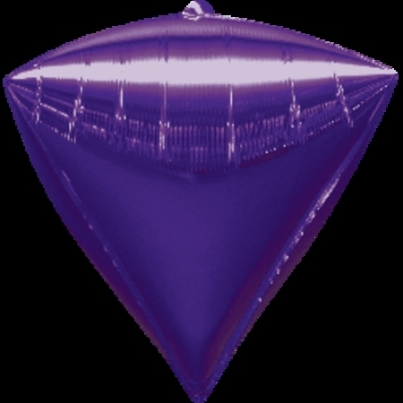 Diamondz Purple Orbz Ultrashape Foil Balloon ANA28342