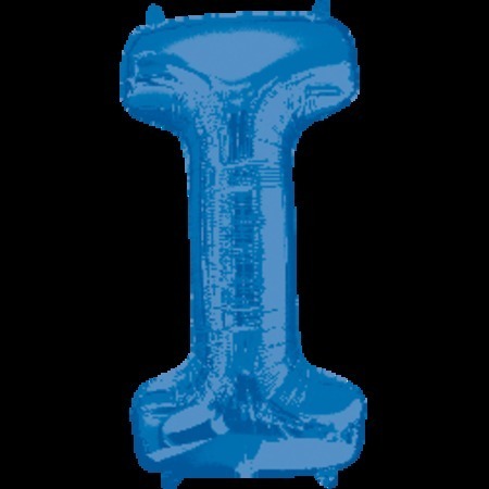 Blue Letter I Megaloon Foil Balloon ANA35417