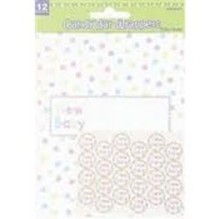 Imprintable Baby Shower Multi Coloured Candy Wrappers AM382379