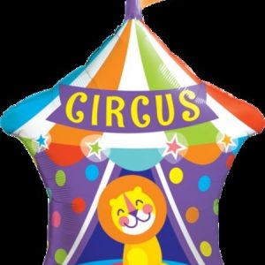 Big Top Circus Lion Foil Shape Balloon Q25239