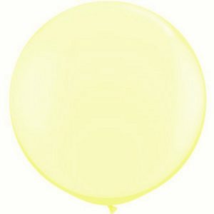 Lemon Chiffon Pastel Pearl 30 inch (75cm) Latex Balloon Q38485