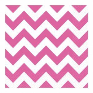 Bright Pink Chevron Luncheon Napkins AM511492.103