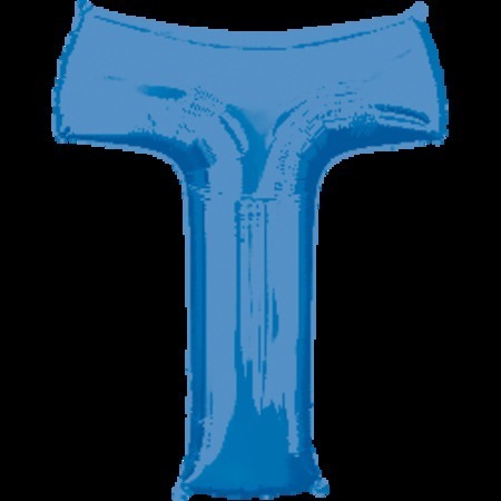 Blue Letter T Megaloon Foil Balloon ANA35439